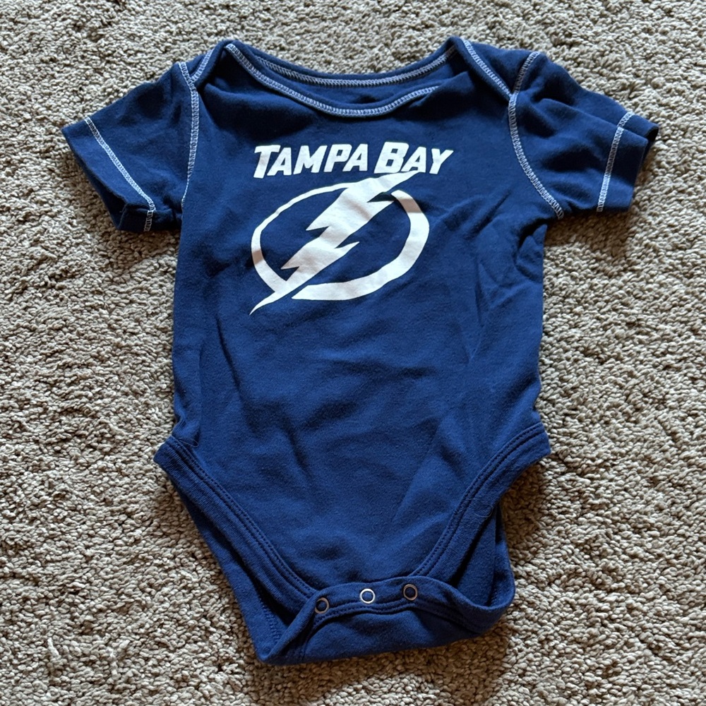 NHL Tampa Bay Navy Blue Bodysuit